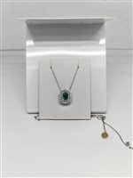 Collana Gemoro Donna Smeraldi in Oro bianco Smeraldo 0.63 Ct TPC215B.SM - TPC215B.SM